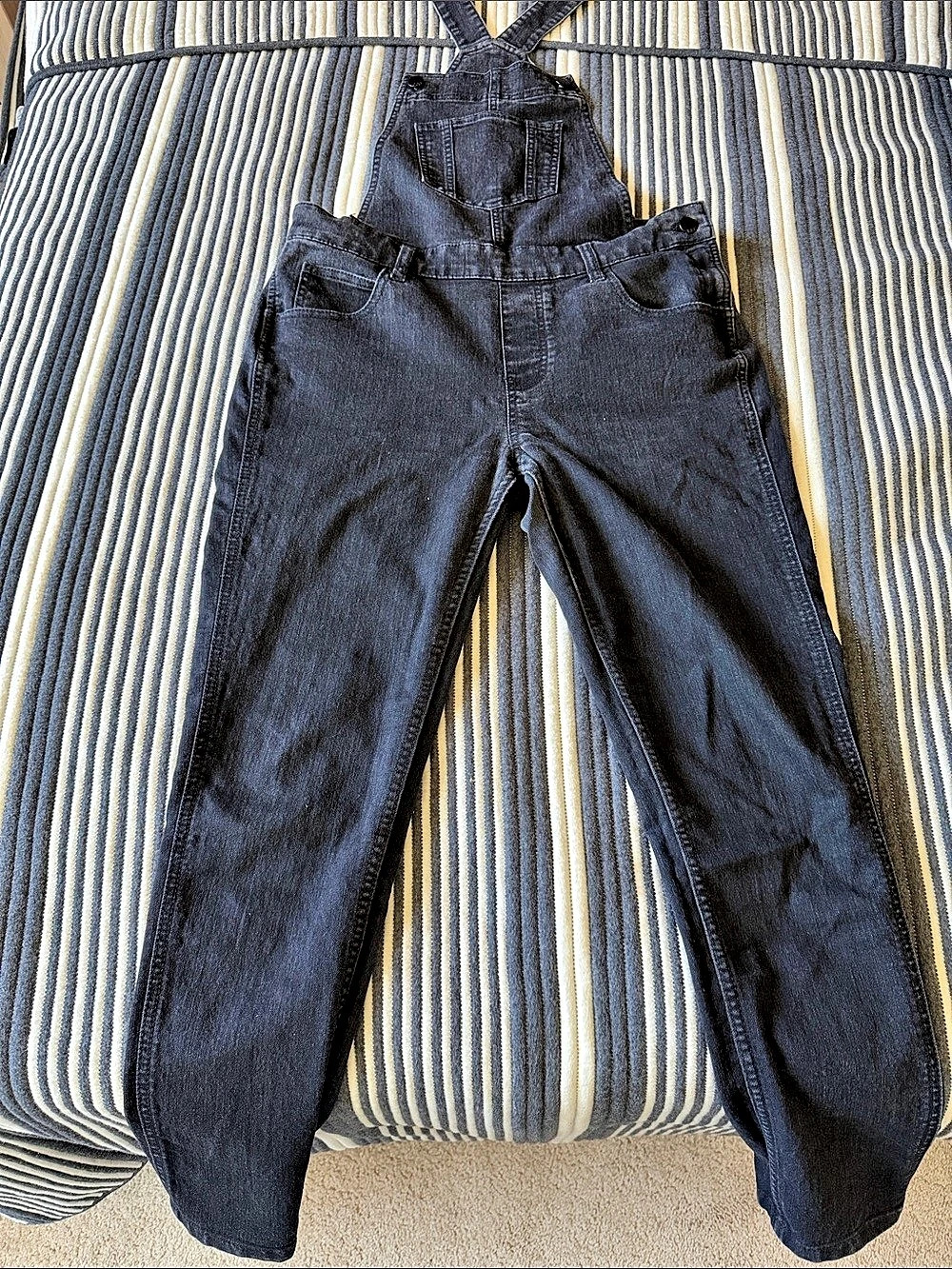Gap Black Denim Overalls Size XS